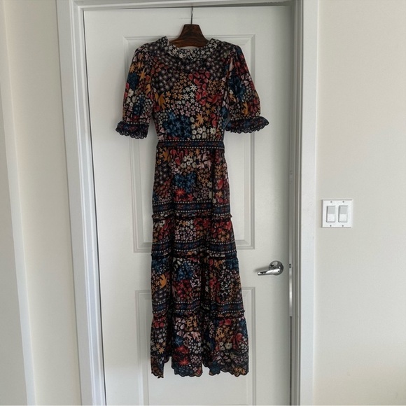 Farm Rio Black Jujus Garden Maxi Dress - Picture 10 of 10